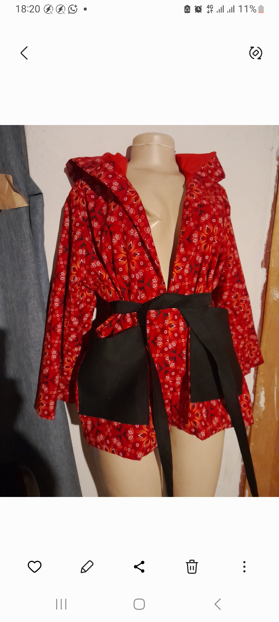 Seshoeshoe modern kimono jacket