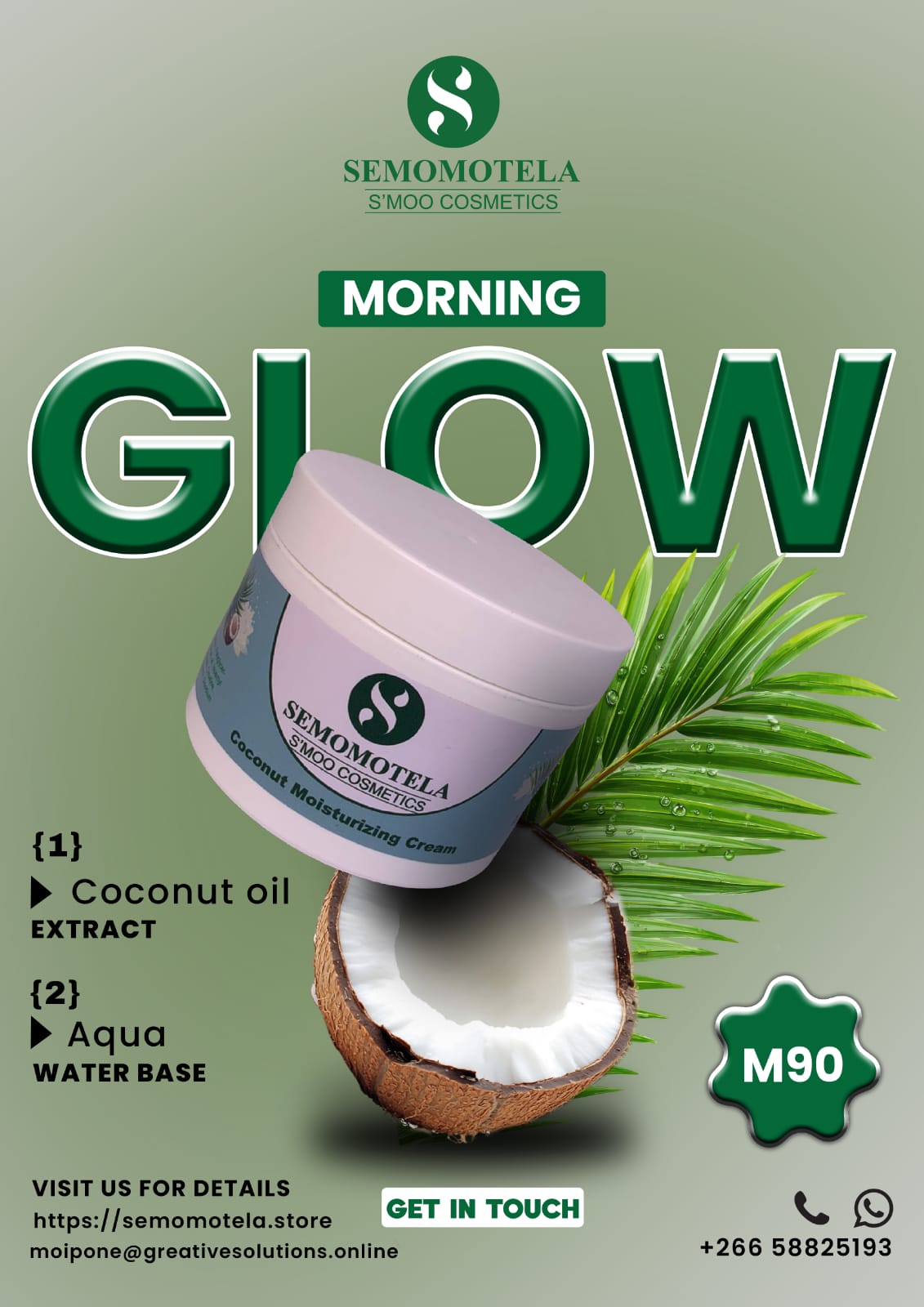 COCONUT MOISTURIZING CREAM